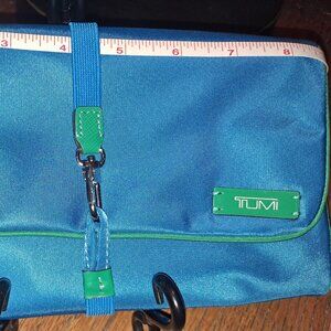 Tumi Blue with Green Trim Nylon Travel Organizer (NWT)